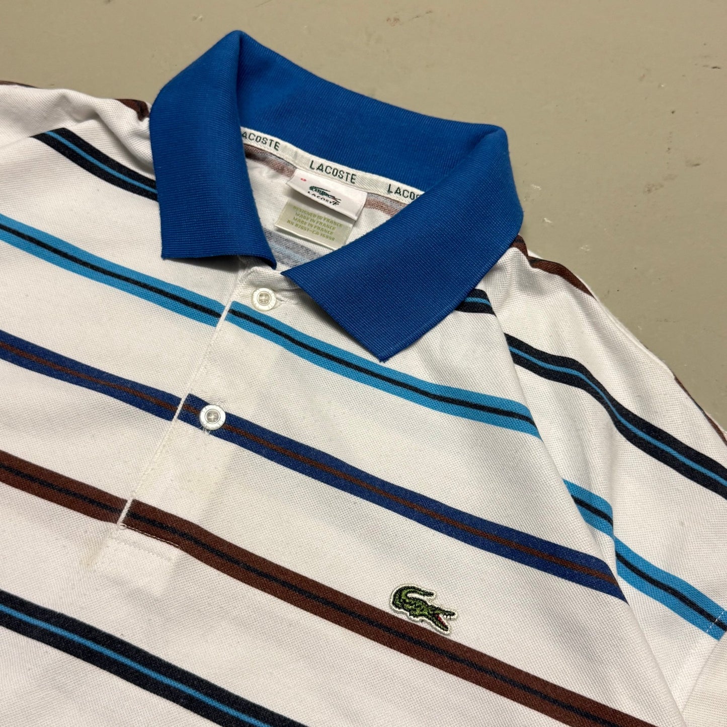 2000‘s Lacoste Polo Shirt made in France *rare (XL) - Lennys Vintage
