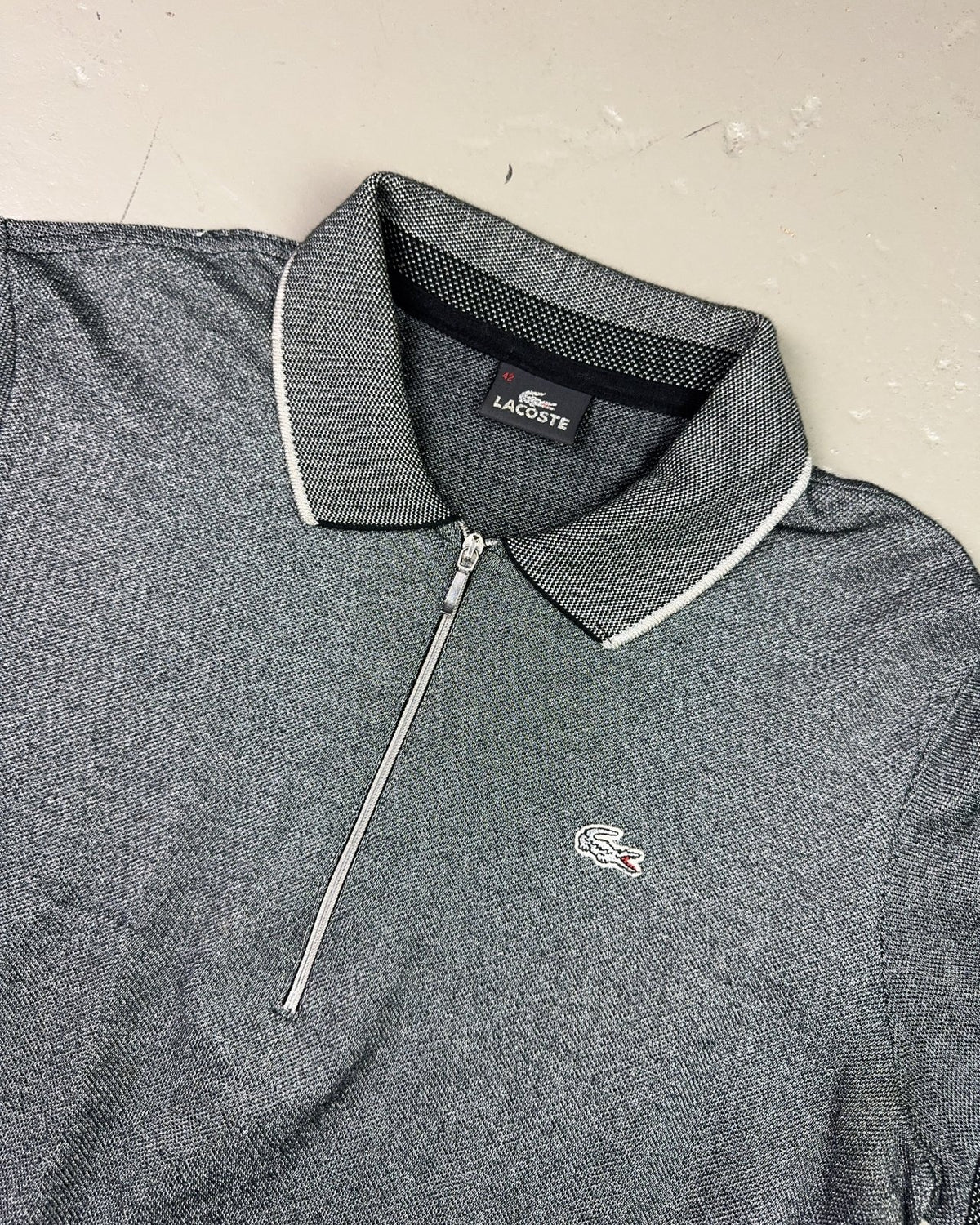2000's Lacoste Zip Hoodie Women's *rare (L) - Lennys Vintage
