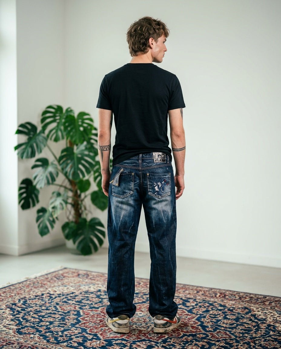 2000's Lafele Japanese Baggy Jeans * 32x32 (M) - Lennys Vintage