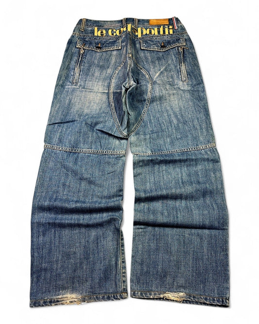 2000's Le Coq Sportif Baggy Jeans * 30x28 (M) - Lennys Vintage