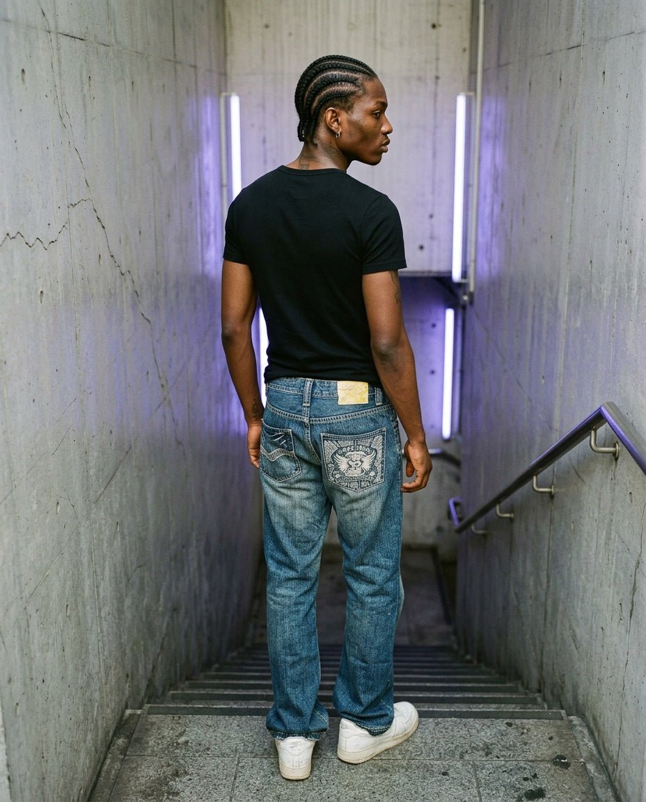 2000's Le Paco Jeans Hip Hop Straight Jeans *rare 30x30 (M) - Lennys Vintage