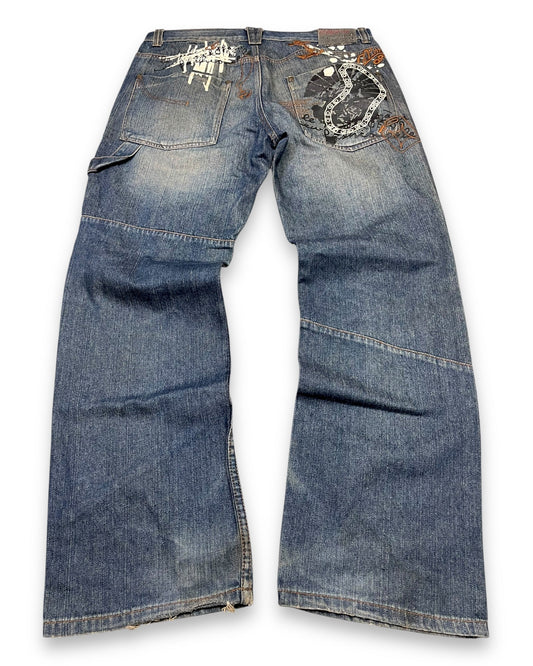 2000‘s Lepaeo Hip Hop Baggy Jeans *very rare 36x34 - Lennys Vintage