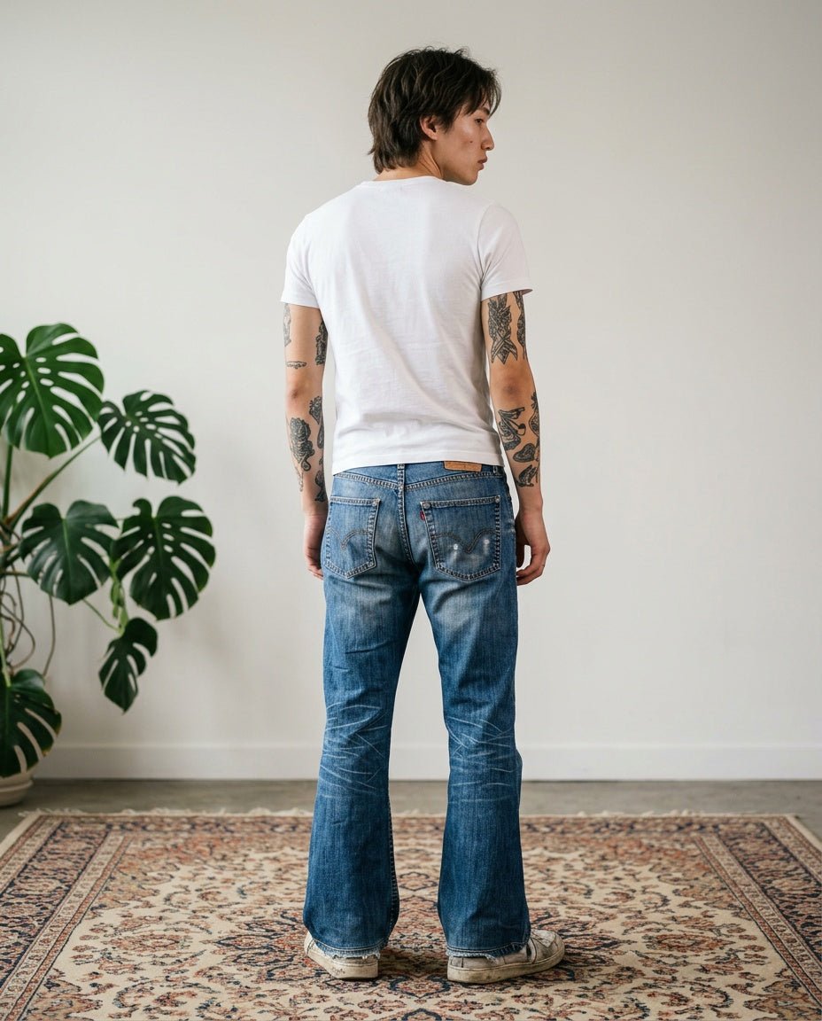 2000's Levi's Bootcut/Flared Jeans *rare 32x30 (M) - Lennys Vintage