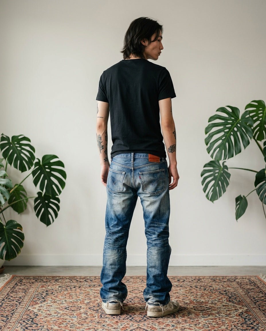 2000's Levi's Straight Jeans *rare 34x32 (L) - Lennys Vintage