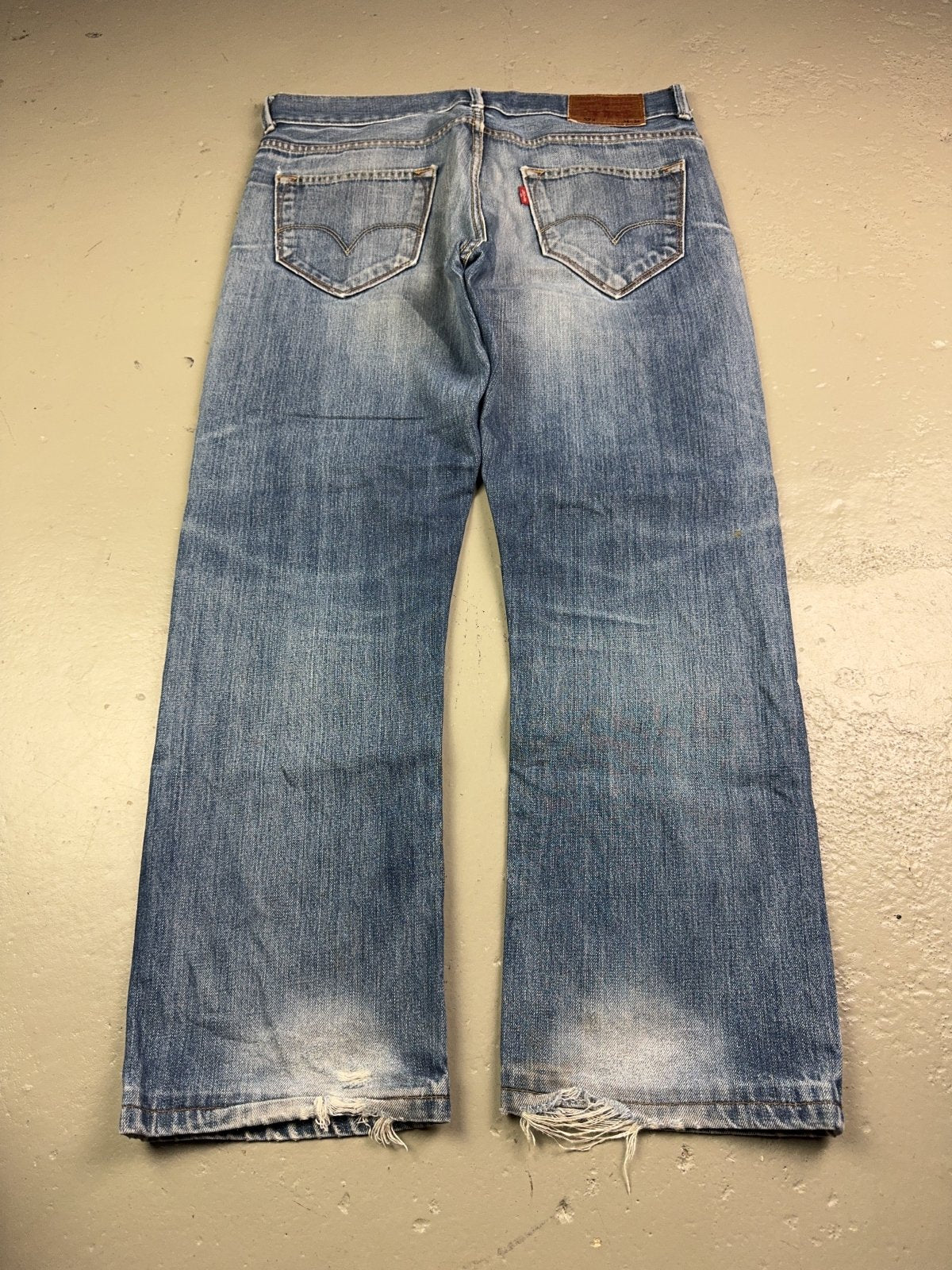 2000's Levi's Straight/Baggy Jeans *rare 35x30 (L) - Lennys Vintage