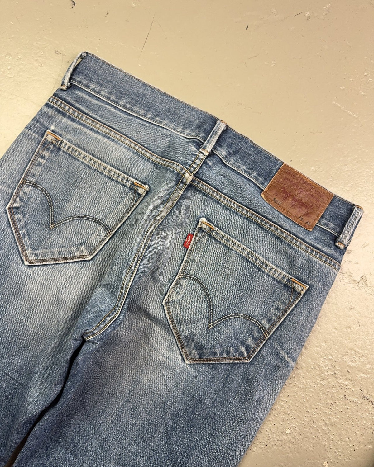 2000's Levi's Straight/Baggy Jeans *rare 35x30 (L) - Lennys Vintage