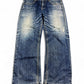 2000's Levi's Straight/Baggy Jeans *rare 35x30 (L) - Lennys Vintage