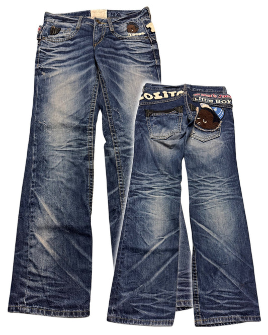 2000‘s Lolita by Concert Club Japanese Jeans *extrem selten 30x30 - Lennys Vintage