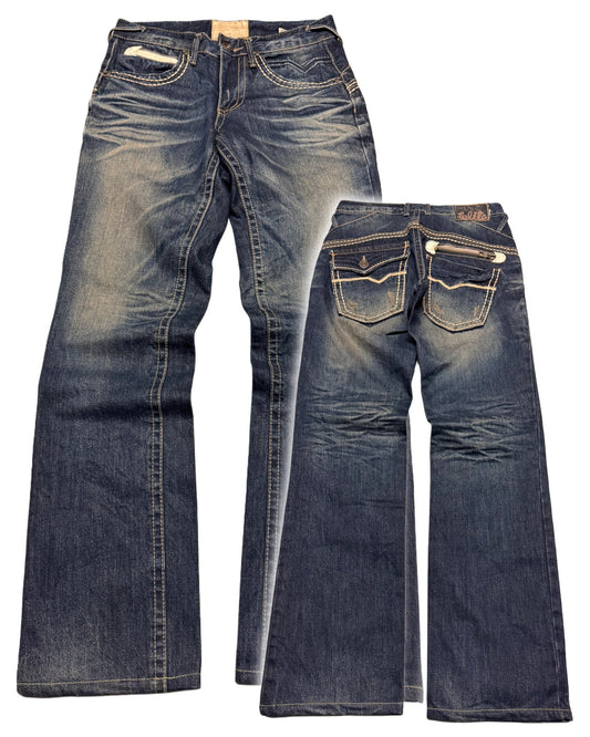 2000‘s Lolita by Concert Club Japanese Straight Jeans *sehr selten 28x30 - Lennys Vintage