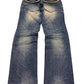 2000‘s Lolita Japanese Baggy/Straight Jeans Women‘s *very rare (S) - Lennys Vintage