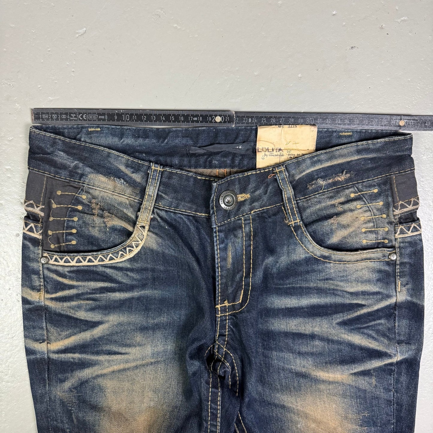 2000‘s Lolita Japanese Deadstock Bootcut Jeans Women‘s *rare (M) - Lennys Vintage