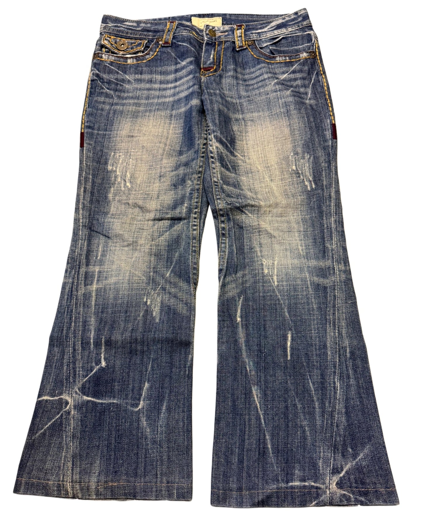 2000‘s Lolita Low Waist Faded Bootcut Jeans *sehr selten 31x26 - Lennys Vintage