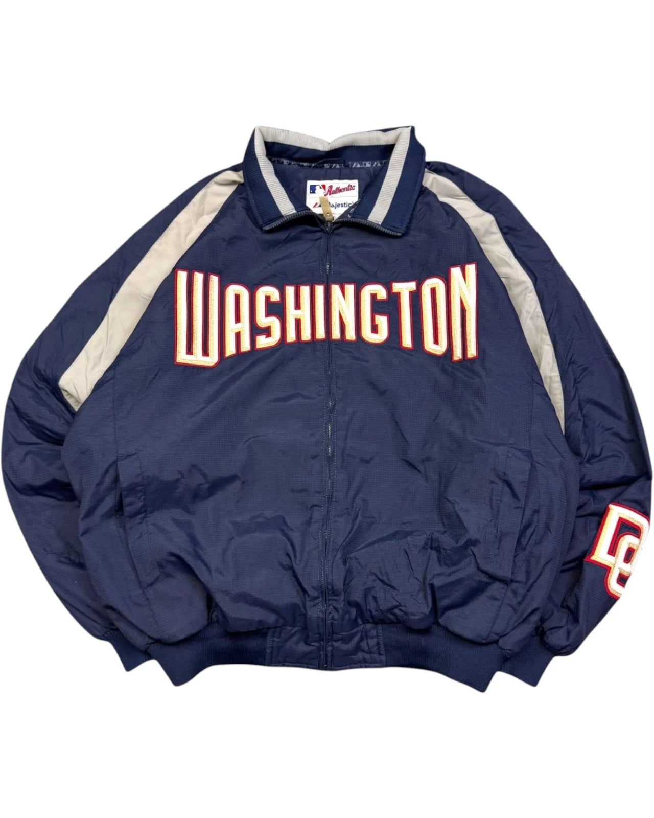 2000's Majestic Navy Jacket *very rare (XXL) - Lennys Vintage