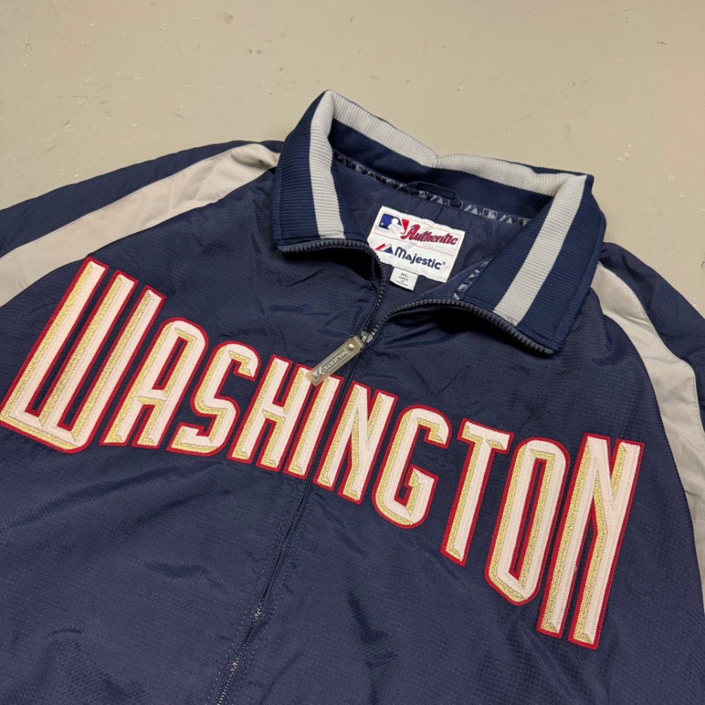 2000's Majestic Navy Jacket *very rare (XXL) - Lennys Vintage