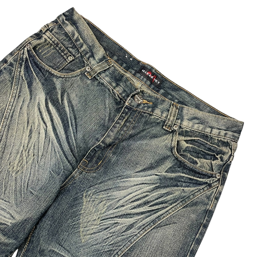 2000‘s Makernet Baggy Jeans *rare 32x34 - Lennys Vintage