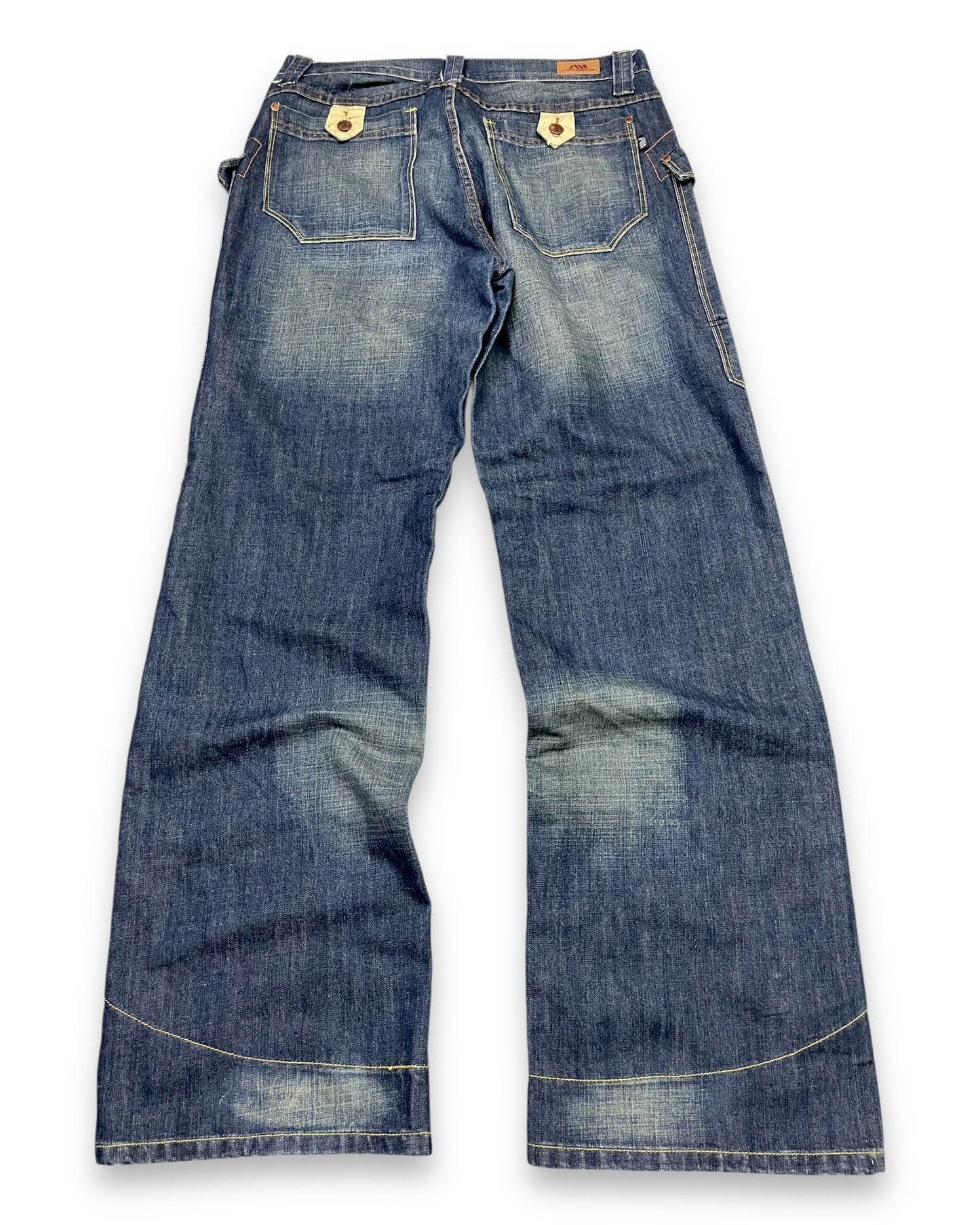 2000‘s Marc Brown Hip Hop Baggy Jeans *rare 32x36 - Lennys Vintage