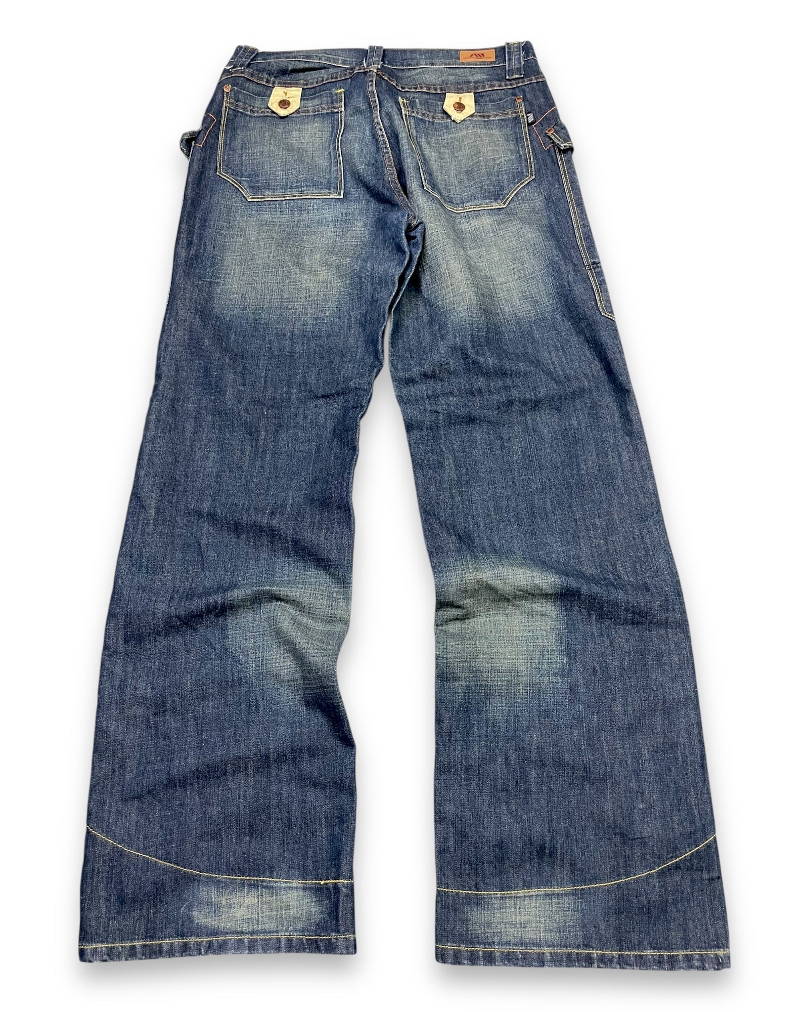 2000‘s Marc Brown Hip Hop Baggy Jeans *rare 32x36 - Lennys Vintage