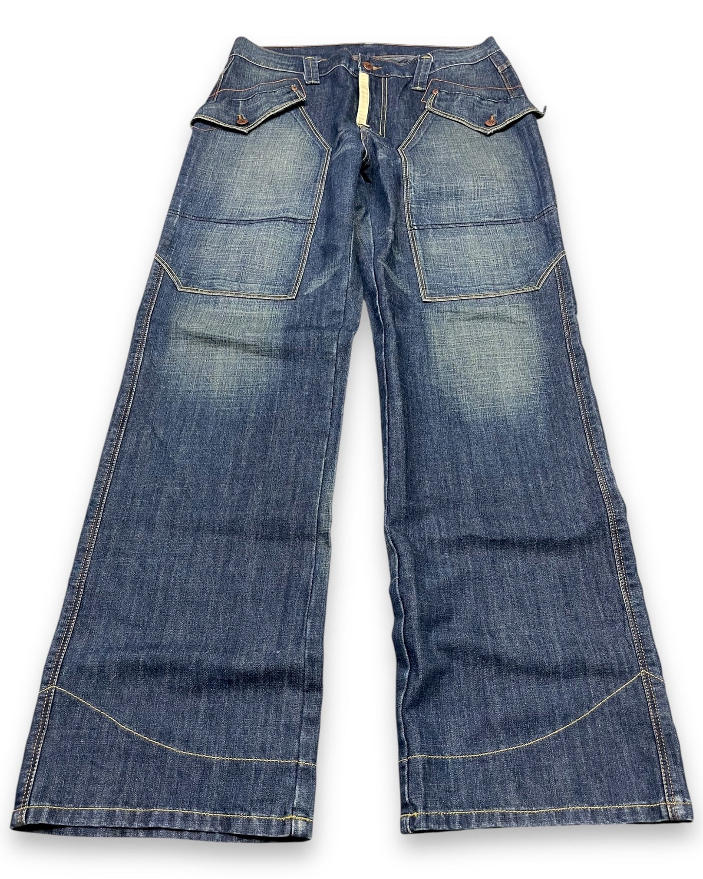 2000‘s Marc Brown Hip Hop Baggy Jeans *rare 32x36 - Lennys Vintage