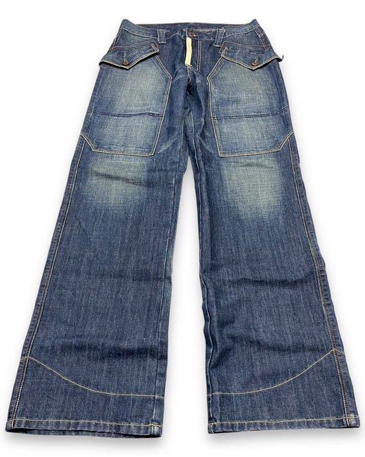 2000‘s Marc Brown Hip Hop Baggy Jeans *rare 32x36 - Lennys Vintage