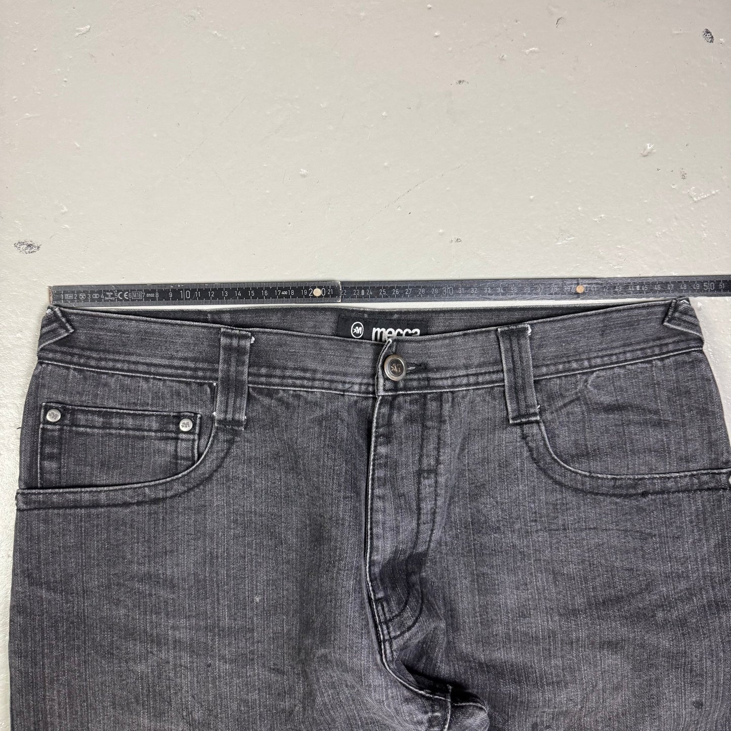 2000‘s Mecca Hip Hop Baggy Jeans *rare 38x30 - Lennys Vintage