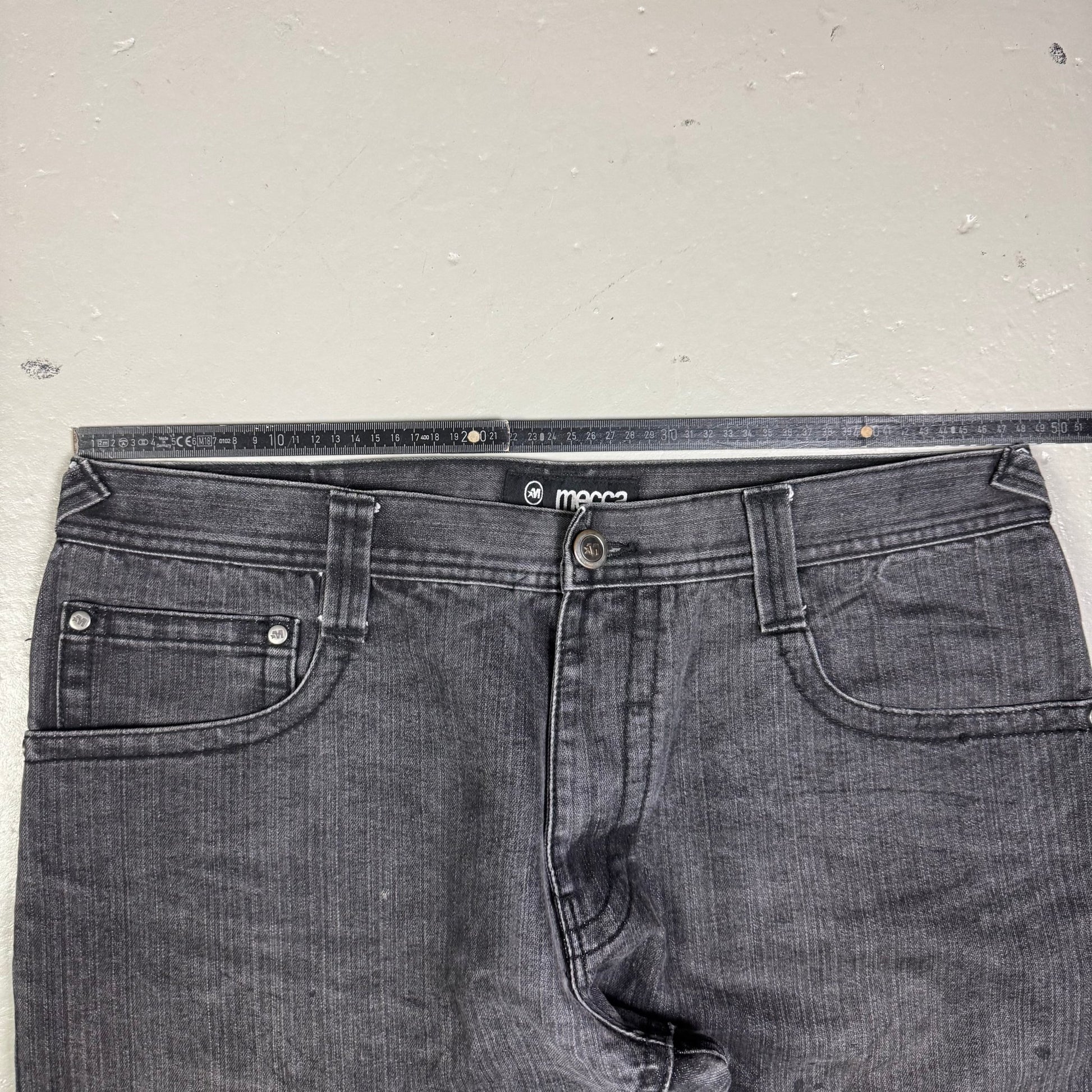 2000‘s Mecca Hip Hop Baggy Jeans *rare 38x30 - Lennys Vintage