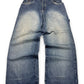 2000‘s Metal Hip Hop Baggy Jeans Heavy Denim *rare 32x32 - Lennys Vintage