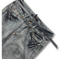 2000's Milennium Zone Japanese Archive Baggy/Bootcut Jeans *rare 32x30 (M) - Lennys Vintage
