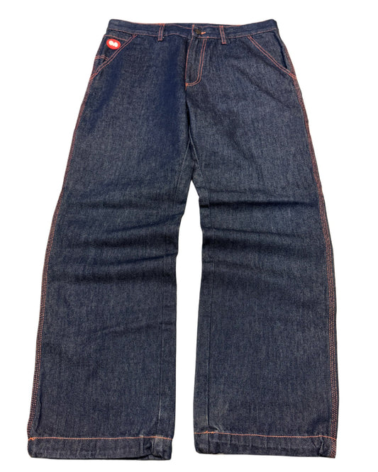 2000‘s Move Baggy Workwear Jeans made in Italy 34x30 - Lennys Vintage