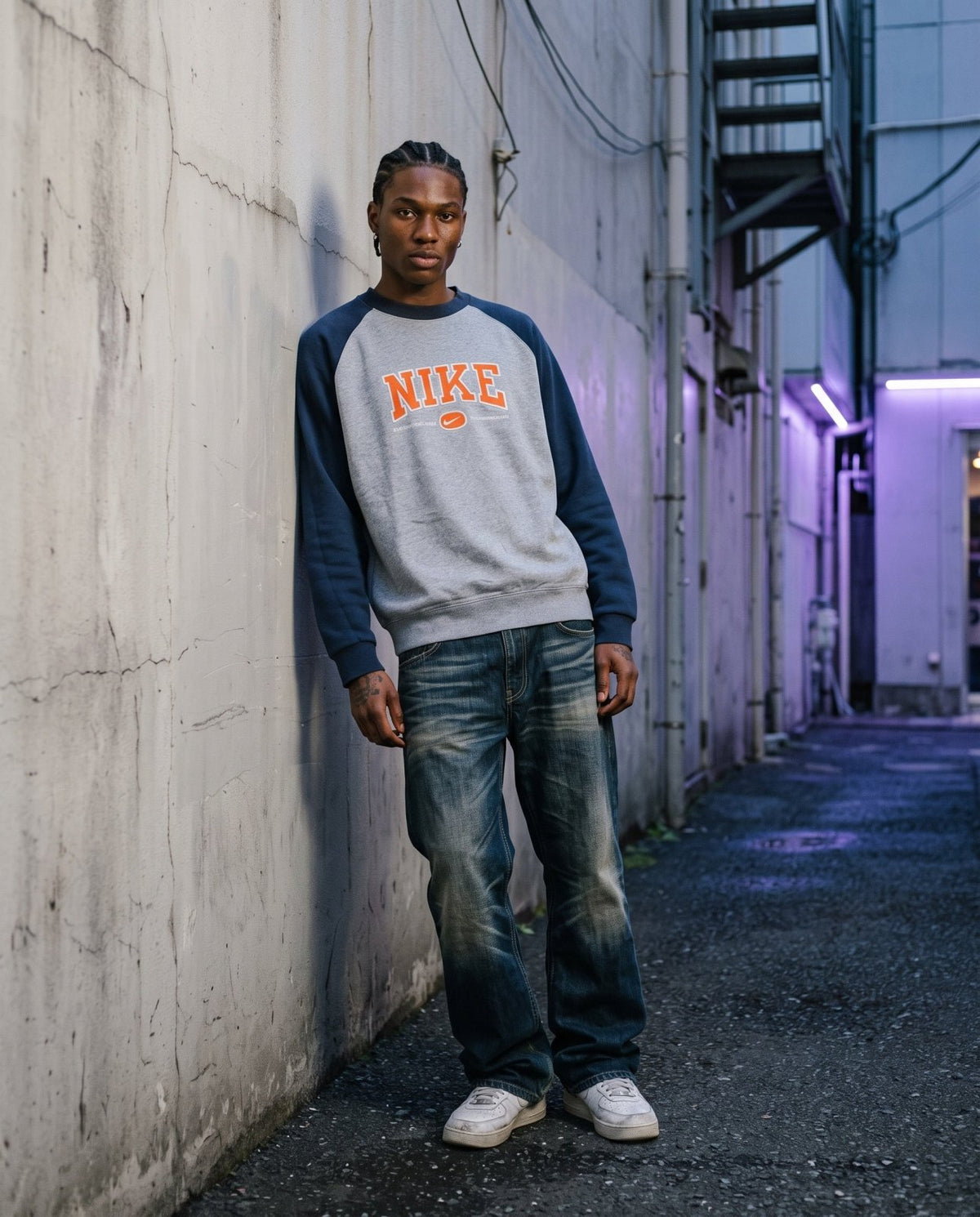 2000's Nike Sweater *rare (S) - Lennys Vintage
