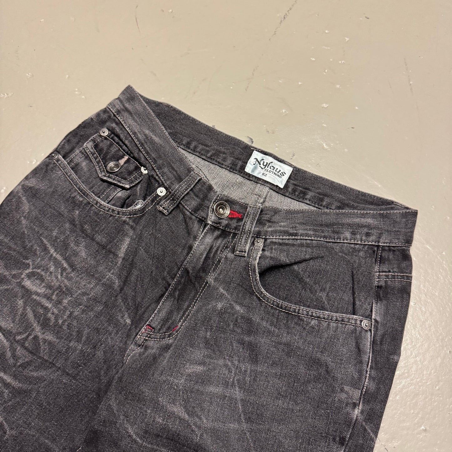 2000‘s Nylaus Baggy Jeans *rare 30x33 - Lennys Vintage