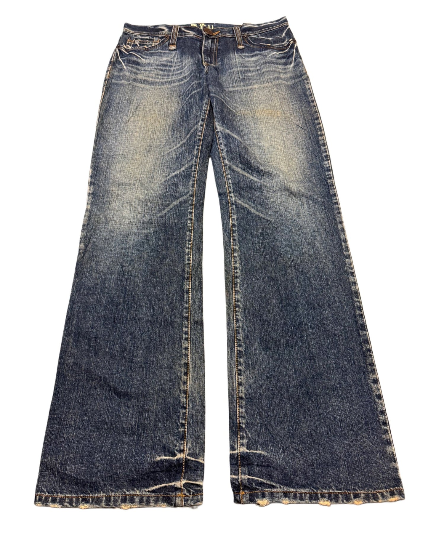 2000‘s Oniarai Japanese Archive Baggy Jeans *very rare 34x34 - Lennys Vintage