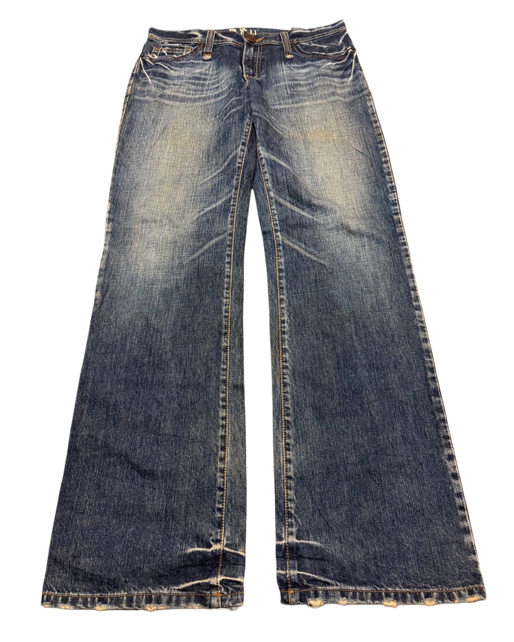 2000‘s Oniarai Japanese Archive Baggy Jeans *very rare 34x34 - Lennys Vintage