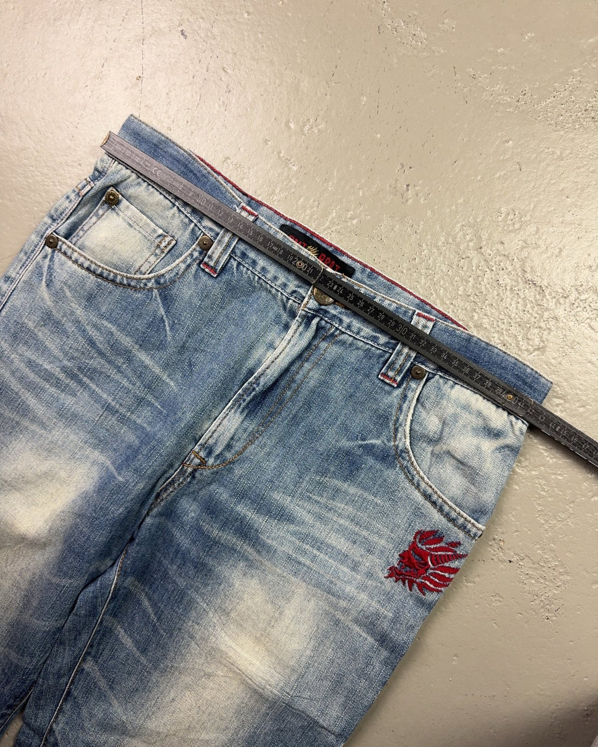 2000's Oniarai Japanese Straight/Baggy Jeans *rare 32x30 (M) - Lennys Vintage
