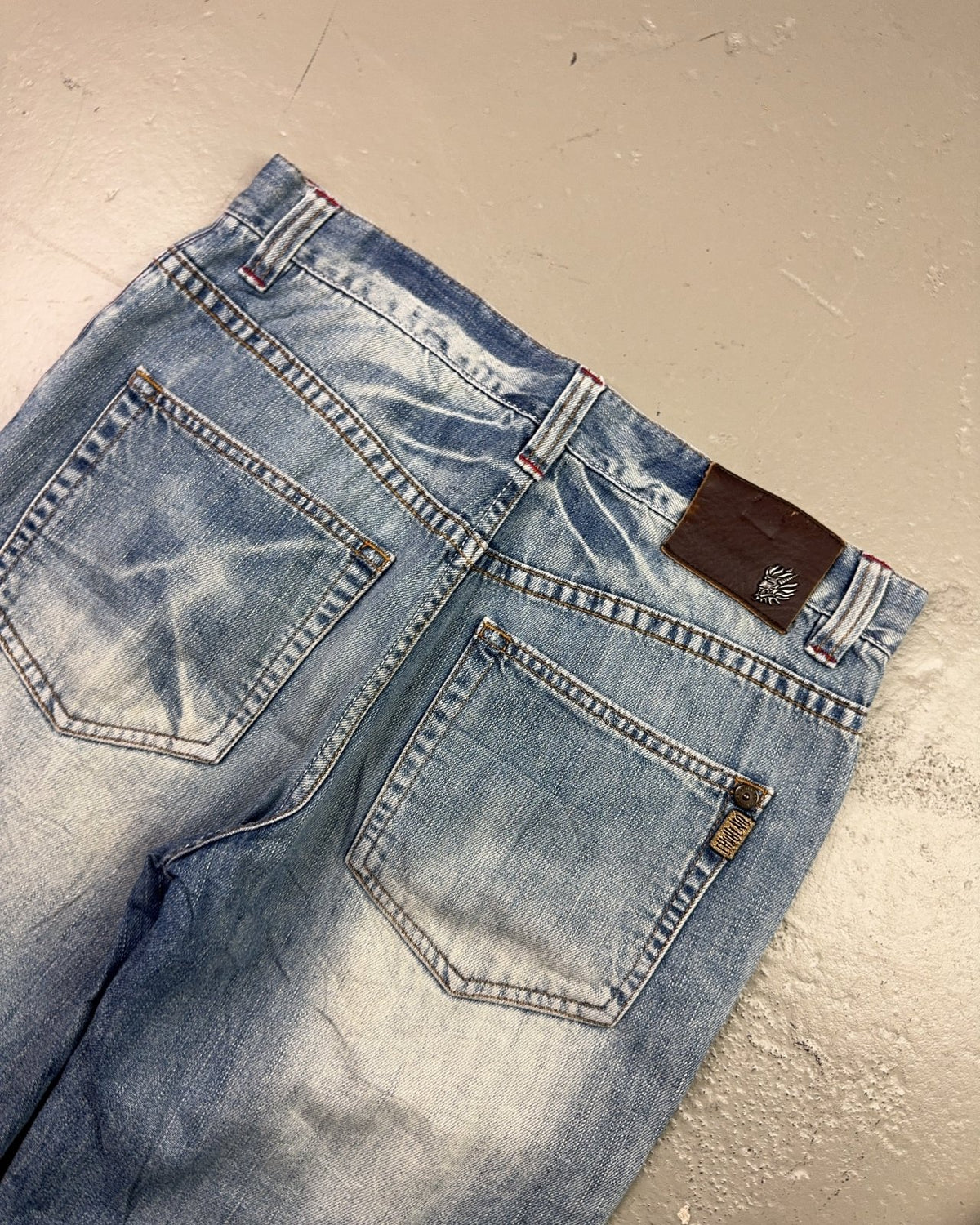 2000's Oniarai Japanese Straight/Baggy Jeans *rare 32x30 (M) - Lennys Vintage