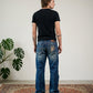 2000's Oniarai Japanese Straight/Baggy Jeans *rare 32x34 (M) - Lennys Vintage