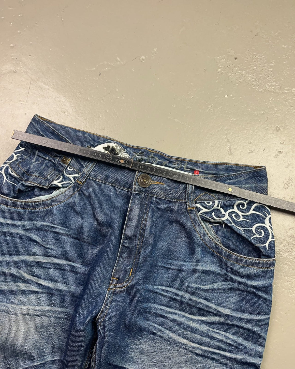 2000's Osaka Big Train Baggy Japanese Jeans * 37x36 (XL) - Lennys Vintage