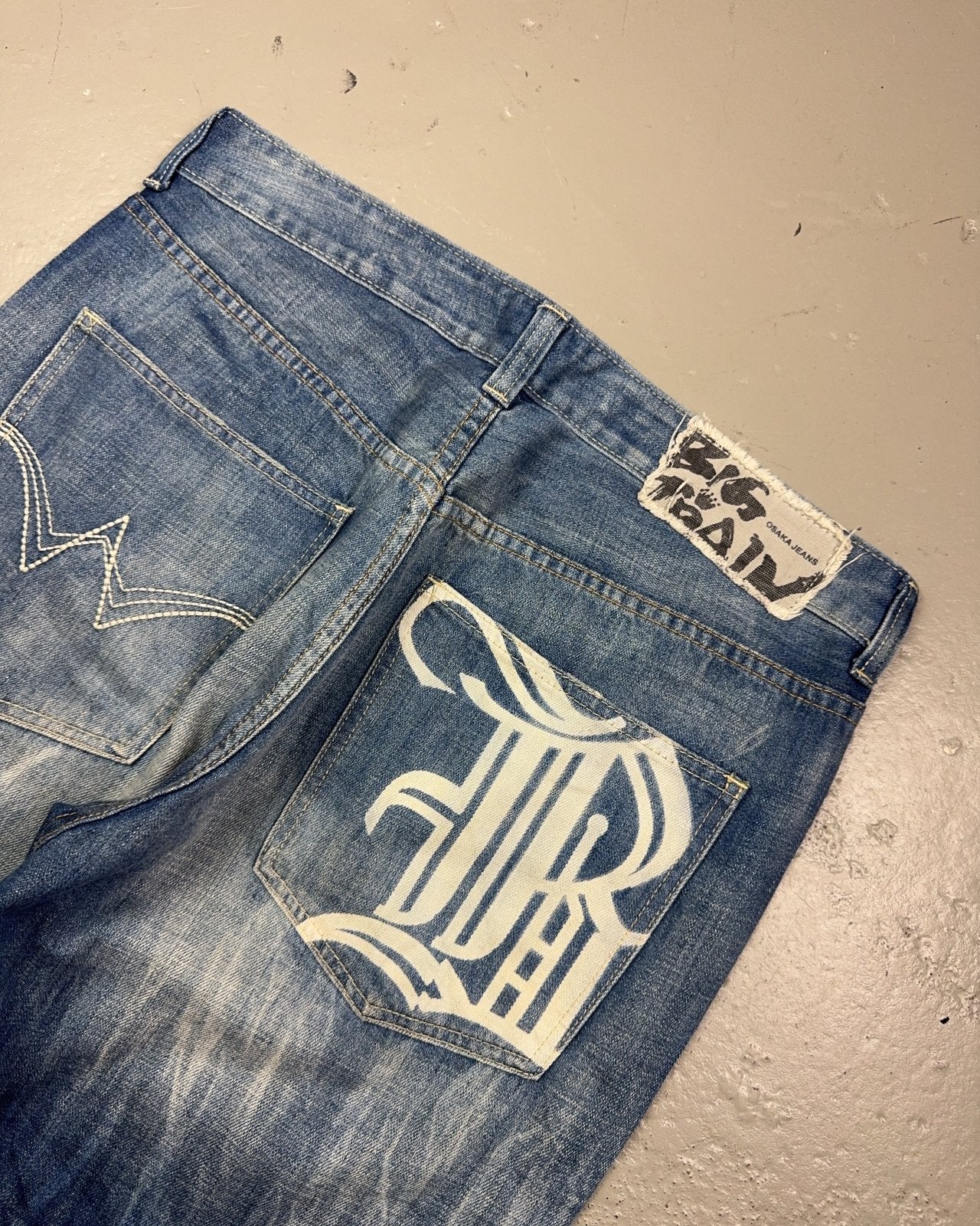 2000's Osaka Big Train Japanese Archive Baggy Jeans *very rare 36x30 (XL) - Lennys Vintage