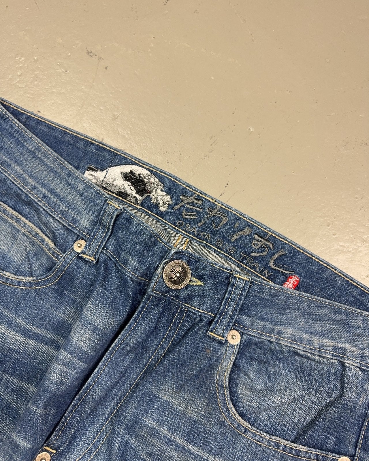 2000's Osaka Big Train Japanese Archive Baggy Jeans *very rare 36x30 (XL) - Lennys Vintage