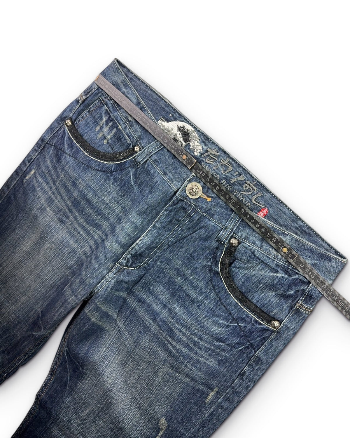 2000's Osaka Big Train Japanese Baggy Jeans *very rare 37x34 (XL) - Lennys Vintage