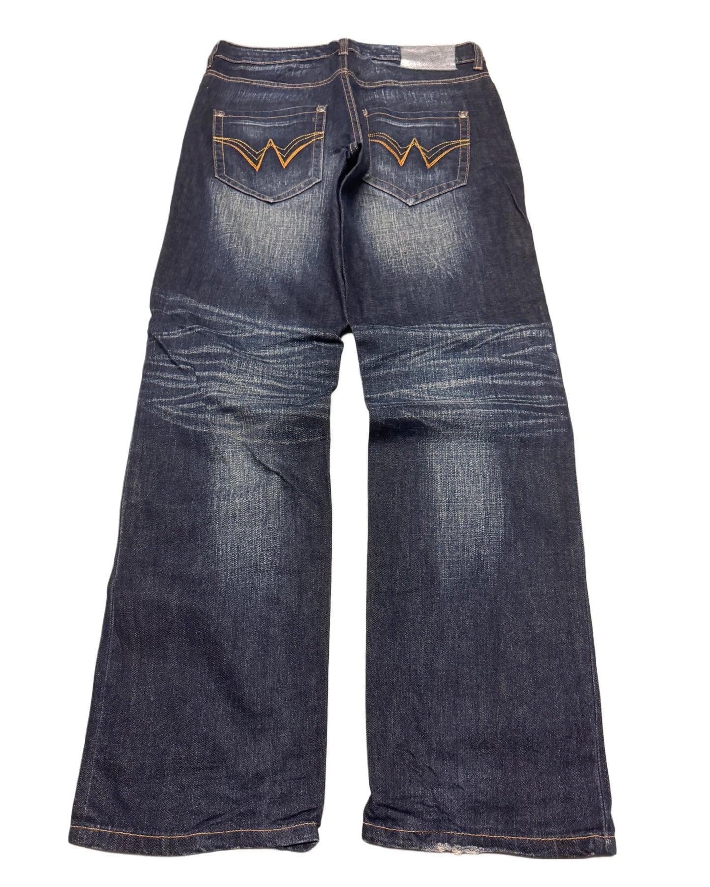 2000‘s Osaka Big Train Japanese Baggy/Straight Jeans *rare 30x32 - Lennys Vintage