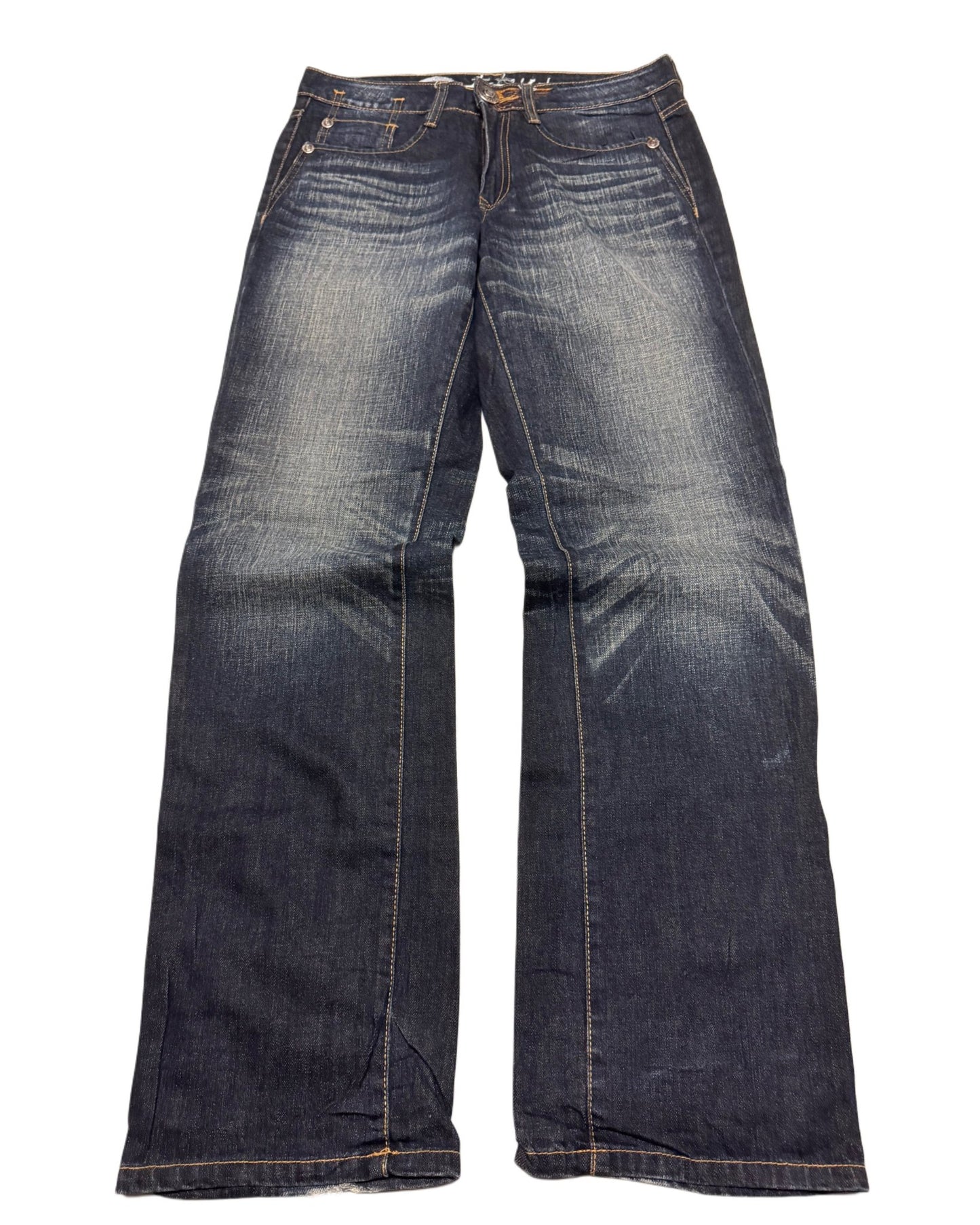 2000‘s Osaka Big Train Japanese Baggy/Straight Jeans *rare 30x32 - Lennys Vintage