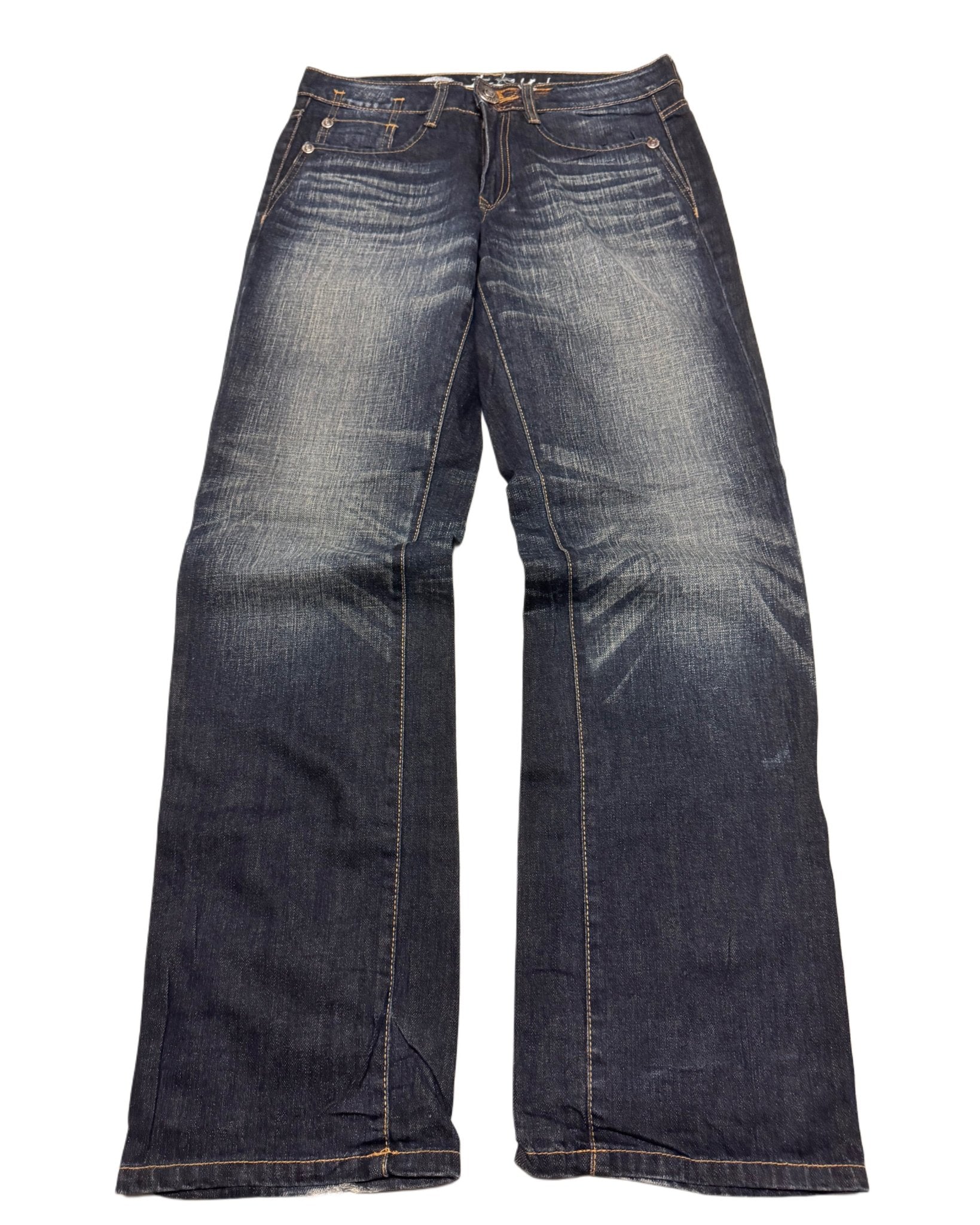 2000‘s Osaka Big Train Japanese Baggy/Straight Jeans *rare 30x32 - Lennys Vintage