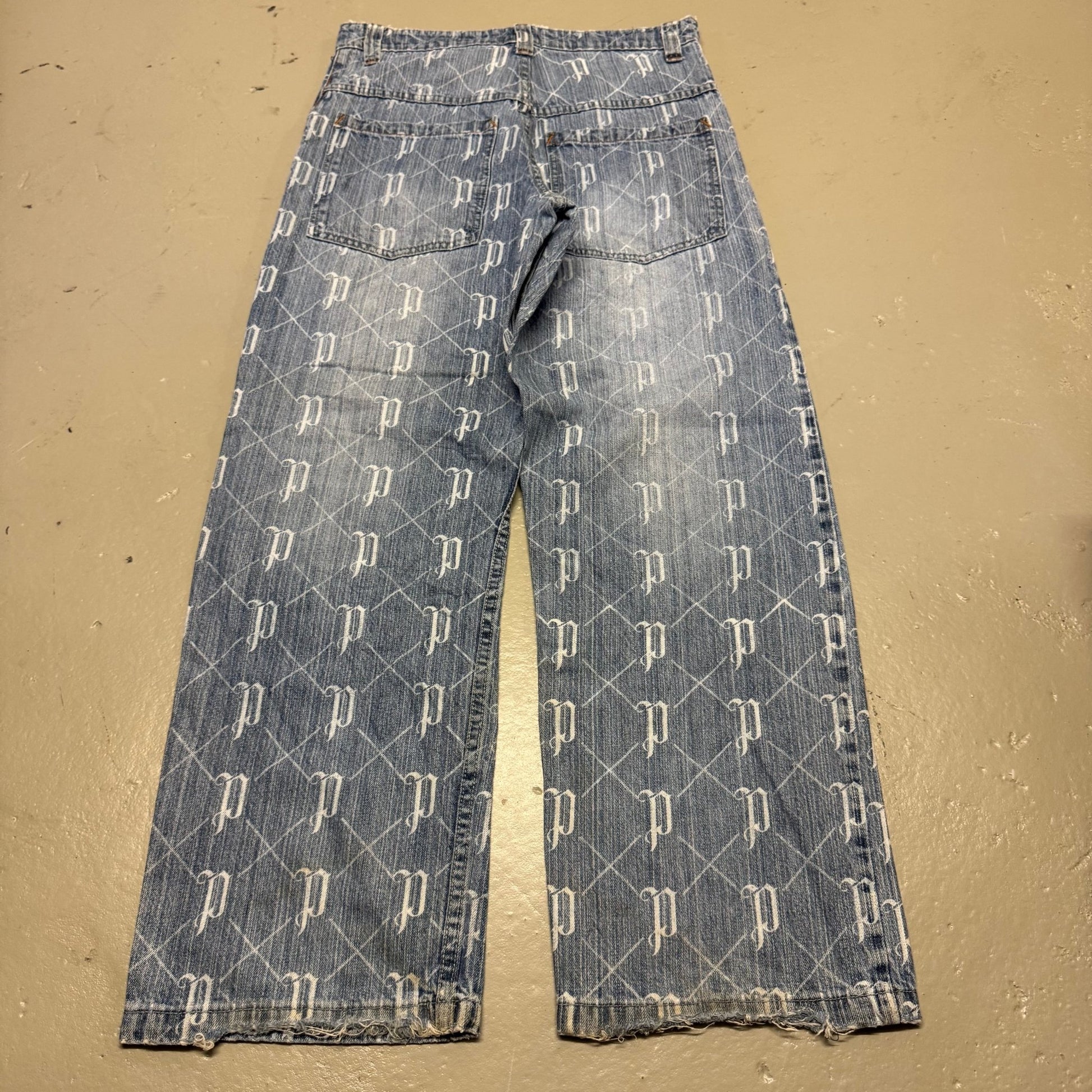 2000‘s Paco Hip Hop Baggy Jeans *very rare 30x30 - Lennys Vintage