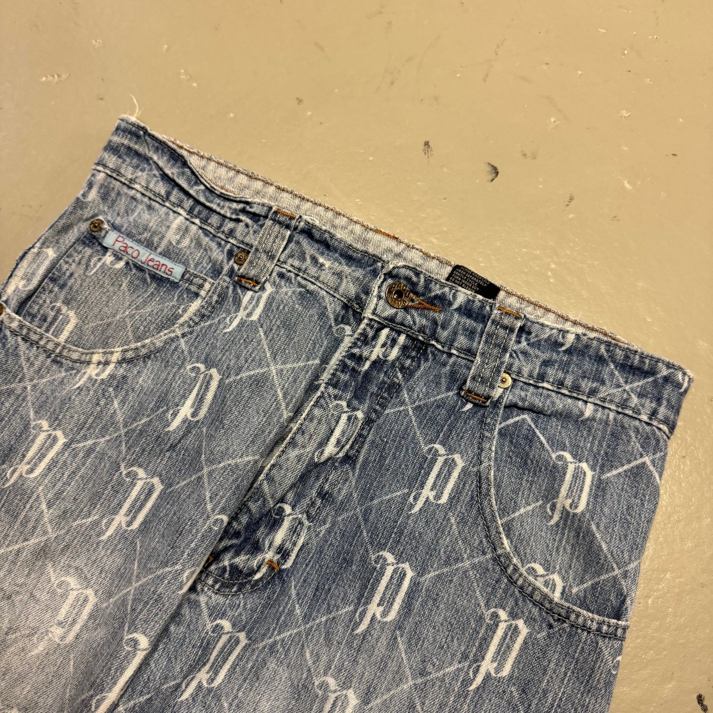 2000‘s Paco Hip Hop Baggy Jeans *very rare 30x30 - Lennys Vintage