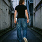 2000's Pas Jeans Hip Hop Baggy/Bootcut Jeans *rare 40x32 (XXL) - Lennys Vintage
