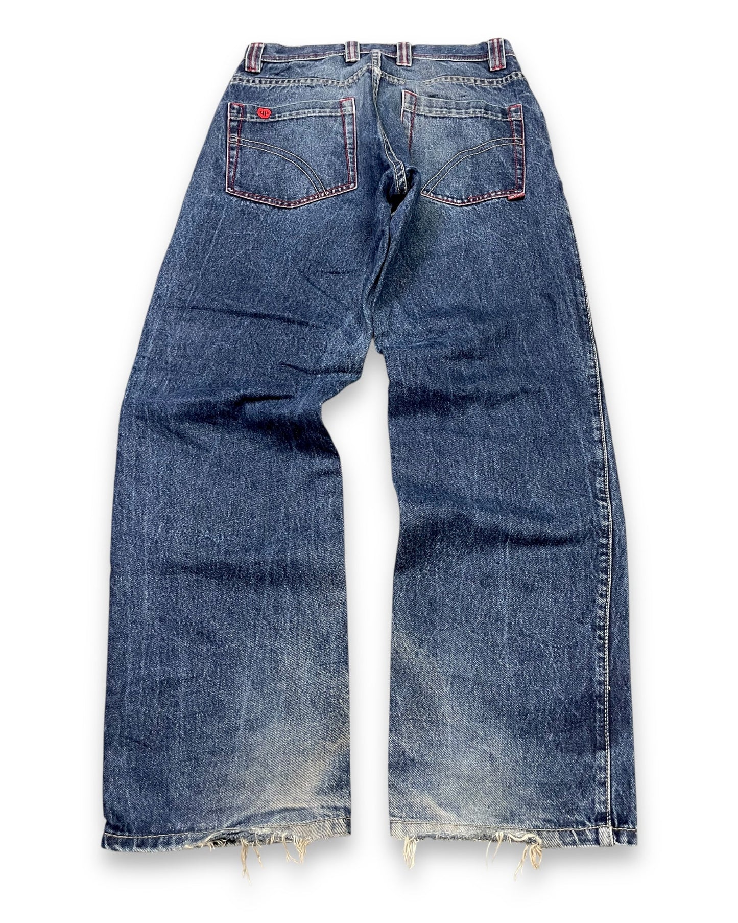 2000‘s Pelle Pelle Hip Hop Baggy Jeans Heavy Denim *rare 29x30 - Lennys Vintage