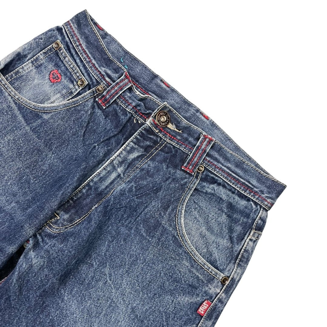 2000‘s Pelle Pelle Hip Hop Baggy Jeans Heavy Denim *rare 29x30 - Lennys Vintage