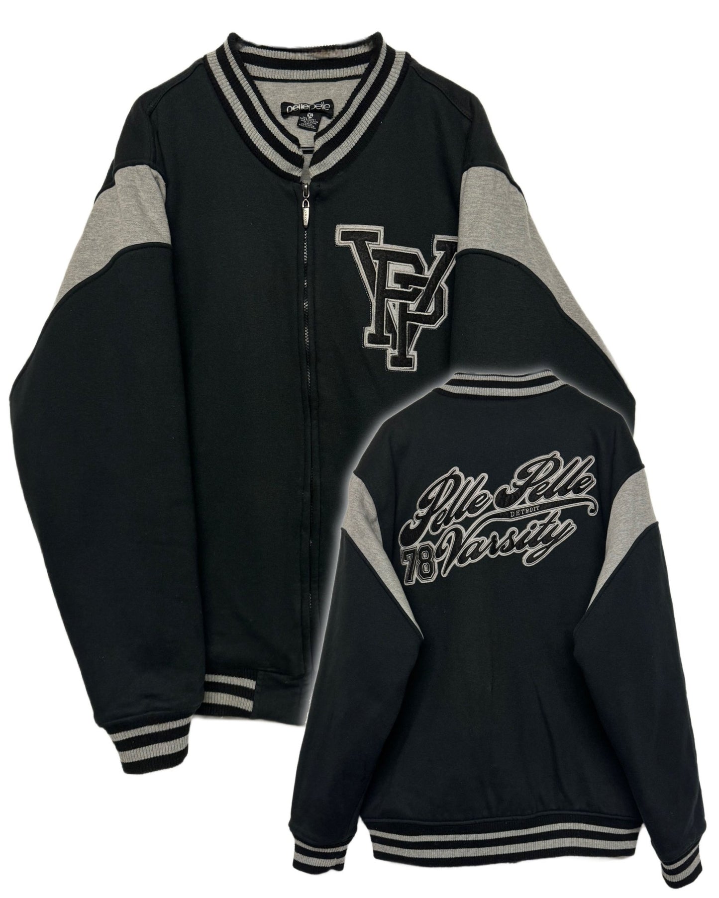 2000‘s Pelle Pelle Hip Hop Varsity Jacket *very rare (XL) - Lennys Vintage