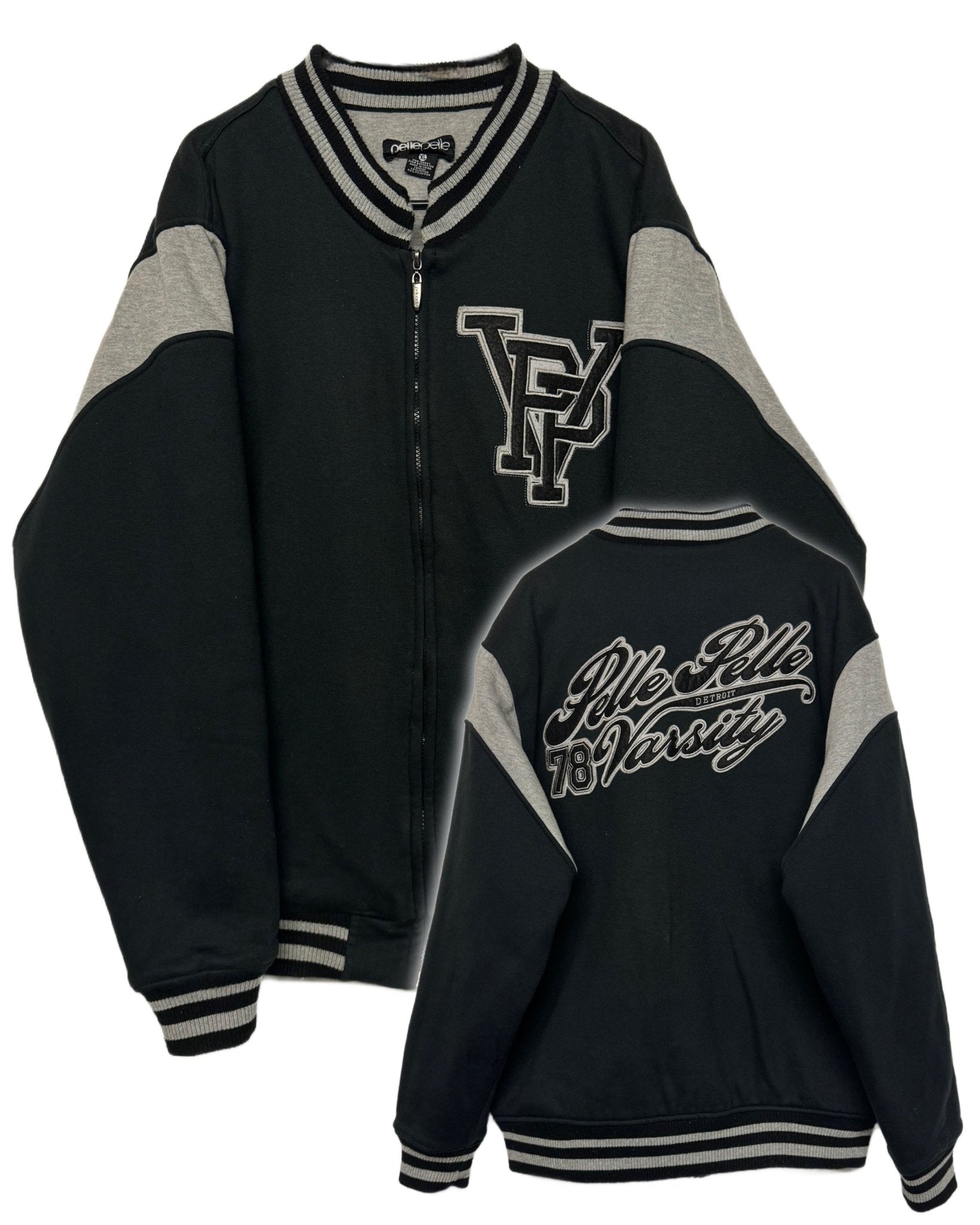 2000‘s Pelle Pelle Hip Hop Varsity Jacket *very rare (XL) - Lennys Vintage