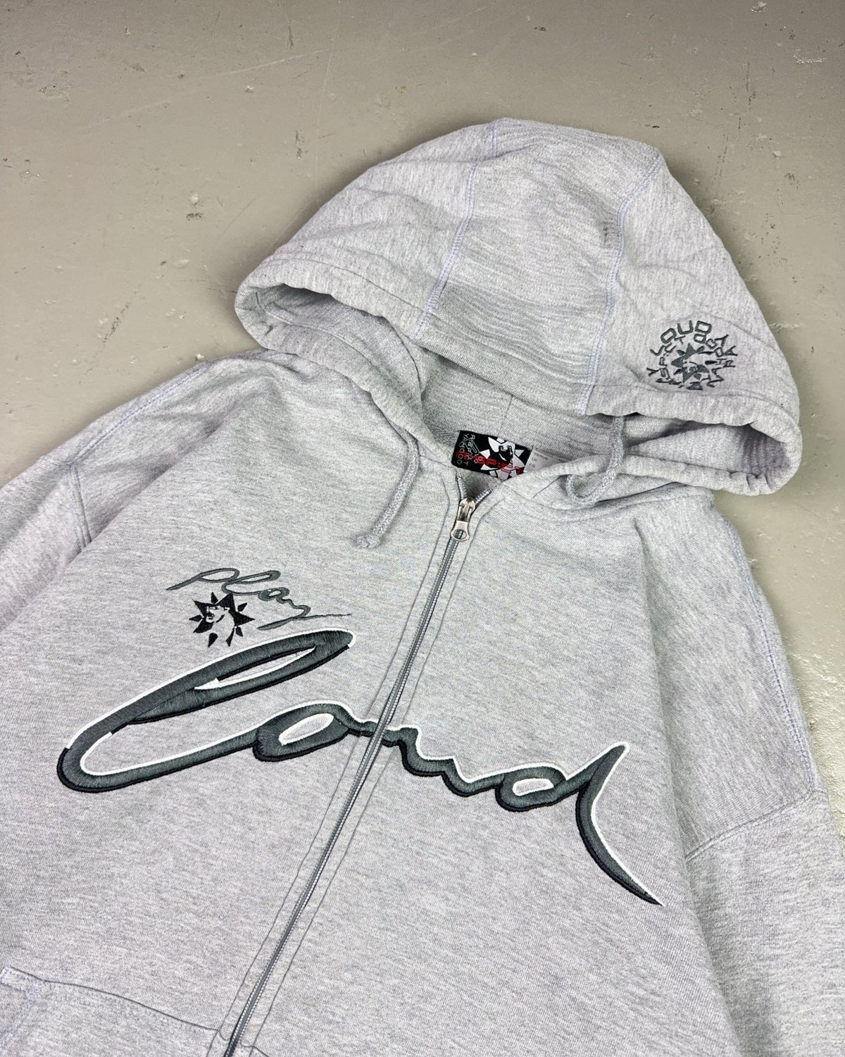 2000's Play Hard Hip Hop Zip Hoodie * (XL) - Lennys Vintage